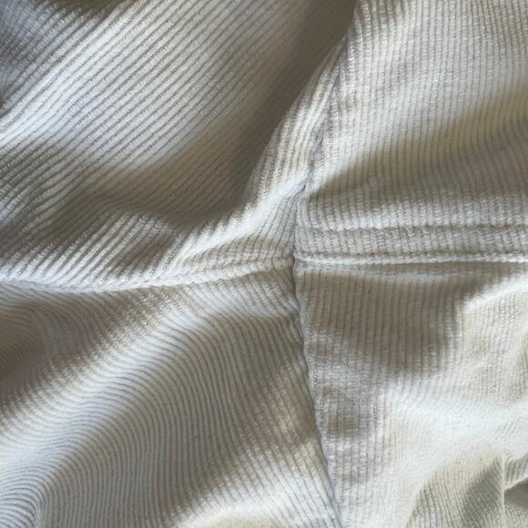 Outerknown Jumpsuit Organic Cotton Corduroy Women's XS White Pockets Coverall - Picture 10 of 14